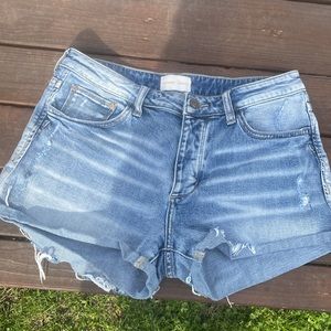 Gilded Intent Jean cut off shorts